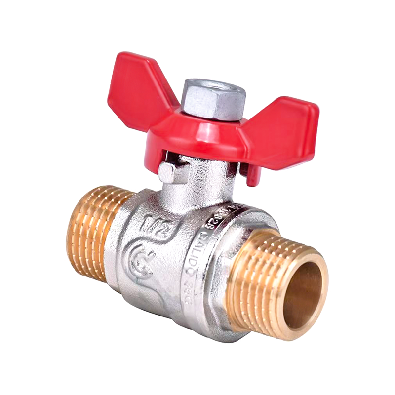 Double External Thread Ball Valve