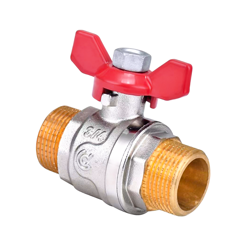 Double External Thread Ball Valve