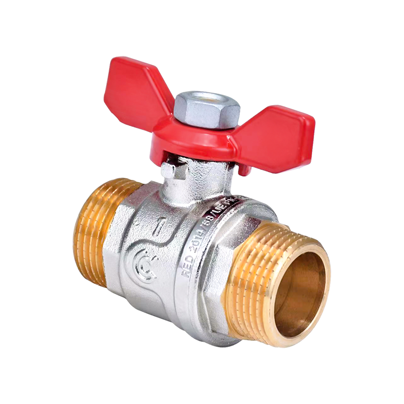 Double External Thread Ball Valve